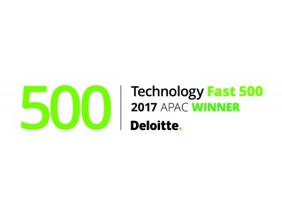 テクノロジー企業成長率ランキング「デロイト2017年アジア太平洋テクノロジーFast500」で344位を受賞