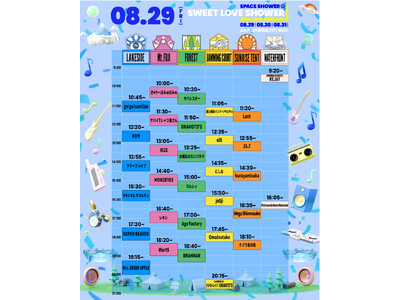 「SWEET LOVE SHOWER 2025」タイムテーブル発表＆チケット一般発売開始！