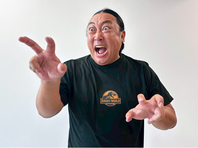 ロバート秋山プロデュース！体モノマネTシャツ「BOTY」から「ジュラシック」シリーズ コラボ登場！