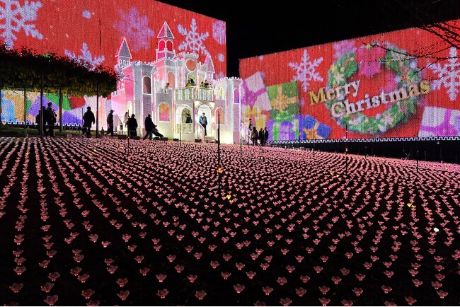 イルミネーションアワードで10年連続ランキング全国第1位の『あしかがフ…