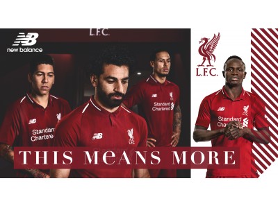 Liverpool FC　2018/2019シーズン　HOMEユニフォームを発表