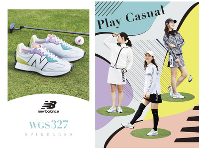 日常スタイルの延長でゴルフをカジュアルに楽しみたい女性に向けて新作スパイクレスシューズ「WGS327」が登場