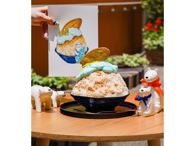 商業施設「ラ チッタデッラ」のかき氷専門店・天然氷『白熊堂』に食べ物アート作家・鴨志田和泉(izumi)...