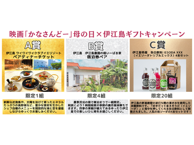 映画『かなさんどー』大好評御礼！！5月3日(土)照屋年之監督舞台挨拶＆母の日×伊江島ギフト プレゼントキャンペーン開始！
