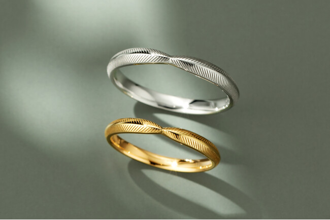 【ブリリアンスプラス】永遠の愛の象徴、月桂樹モチーフを二人の指に。結婚指輪の新作を11月25日より発売