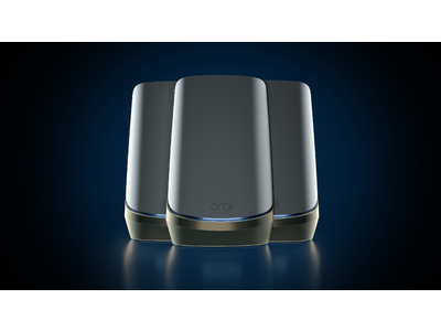 世界初、NETGEARがクアッドバンドのWiFi 6Eメッシュシステム「Orbi WiFi 6E」を発売。
