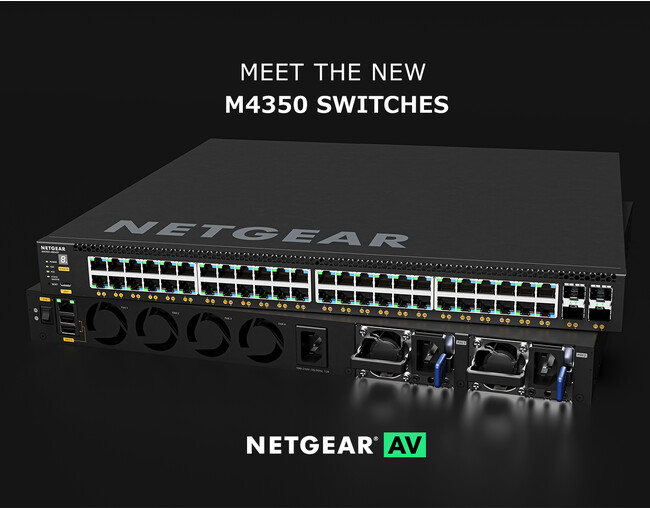 AV over IP\[V̊jƂȂProAVXCb`uM4350V[Yv[XLOCxgNETGEAR RED ARENAɂ2023N1026i؁jɊJ