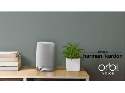 Amazon Alexa付属スマートスピーカー搭載のメッシュWiFiサテライト 「Orbi Voice メッシュWiFiシステム」が日本初上陸!!2019年2月28日予約受付開始