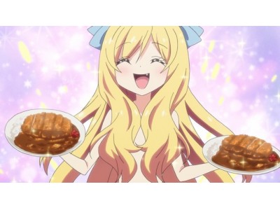 9月26日より明神カフェで“邪神ちゃんカレー”を提供する「飯サバト」を開催！最終日は邪神ちゃん役の鈴木愛奈と花園ゆりね役の大森日雅がエプロン姿で登場！！