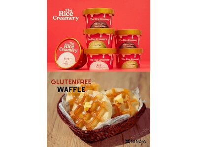 The Rice Creamery×NINZIA「モチリッチ ワッフルアイスセット」再入荷