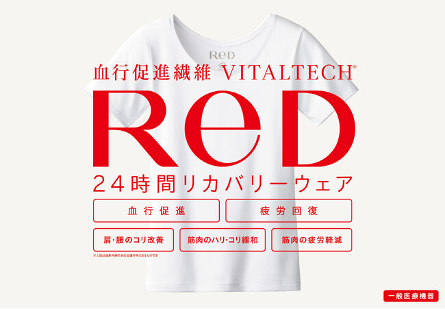 24時間リカバリーウェア 「ReD(レッド)」伊勢丹新宿店でPOP-UPイベントを開催