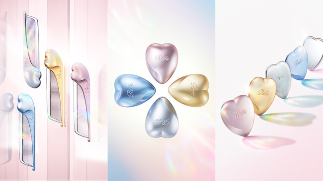 プレスリリース「「ReFa HEART COMB Aira」「ReFa HEART BRUSH mini」「ReFa HEART MIRROR」からシルクのようになめらかに輝く新しいカラー登場」のイメージ画像