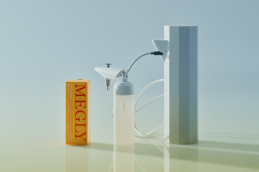 瞬感、くすみ*¹がパッと晴れる。水光めぐり肌*²へ。「MEGLY GLOW C （グロウ シープラス）」リニューアル発売。