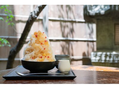 【夏季限定】“発酵和菓子屋”がつくる、くず餅乳酸菌(R)入りかき氷。「桃とほうじ茶」を2026年6月1日（月）より提供開始