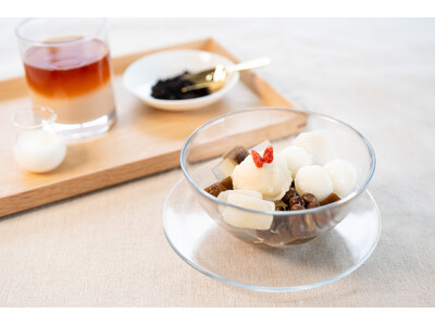 【期間限定】紅茶寒天×ミルク餡。まるでミルクティーのような「紅茶ミルクあんみつ」が登場