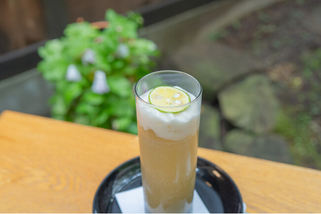 【本店限定】和歌山県産青梅×抹茶の「梅と抹茶のソーダ」が新登場!8月20日より販売開始