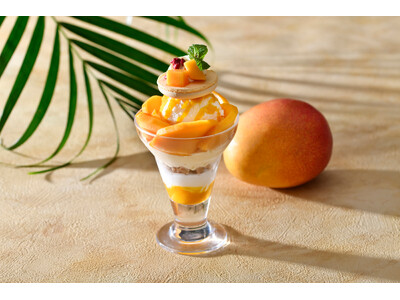 【ホテルニューグランド】常夏のリゾート気分！瑞々しい太陽の恵みを味わう「マンゴーパフェ」（コーヒーハウス...