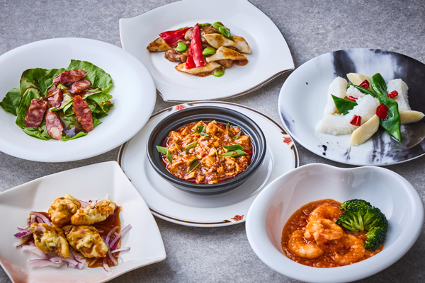 【ホテルメトロポリタン】お好みの主菜とお食事を自由に組み合わせて選べる「翡翠(ひすい)ランチ」