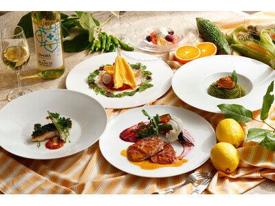 【ホテルニューグランド】夏の恵みを多彩なメニューで味わうフルコースディナー「Dono del sole~...