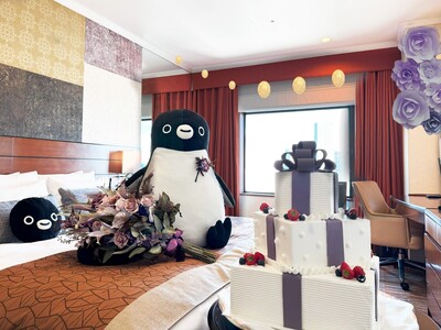 人気のコンセプトルーム　開業４０周年記念プラン『Suicaのペンギン ANNIVERSARY ROOM』販売【ホテルメトロポリタン】