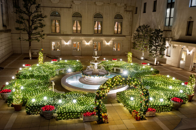 【ホテルニューグランド】『THE YOKOHAMA ILLUMINATION』　参加イベント　イルミネーション「光の庭園」＆2025クリスマスデコレーション