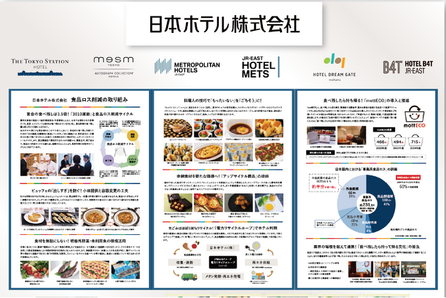 【日本ホテル(株)】「第9回 食品ロス削減全国大会 in千代田」にブース出展 ～ホテルならではの多面的な食品ロス削減の実践事例を紹介～