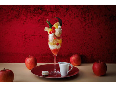 【ホテルメトロポリタン 川崎】 「りんごが主役の冬パフェ」を提供