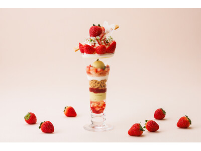 【ホテルメトロポリタン 丸の内】いちごのパフェランチ第二弾の販売