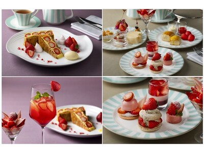 【東京ステーションホテル】心を満たす、宝石のような赤色の春いちごが彩る 幸運のストロベリースイーツ