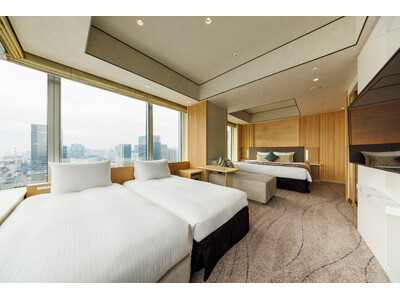 【ホテルメトロポリタン 丸の内】最大4名様で絶景をシェアできる「トレインビュールーム」が誕生