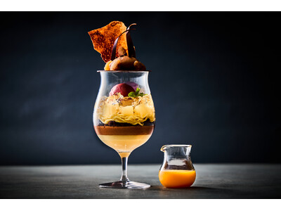 【ホテルメトロポリタン】メザニンラウンジ「すずかけ」マロンとチョコレートが織りなす至福のひととき「Seasonal Parfait」