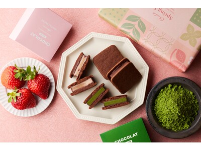 【春ギフト】毎年人気のセットがリニューアルして登場！横浜発クラフトチョコレート専門店VANILLABEANSから抹茶＆あまおうの春の味わい「スプリングセット」数量限定販売