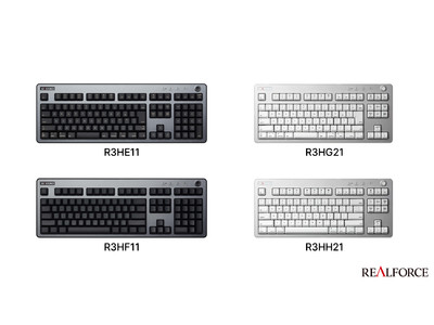 東プレ、「REALFORCE R3キーボード」Mac用配列8製品を発売
