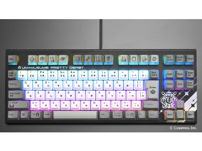 東プレのゲーミングキーボード『REALFORCE GX1 Keyboard』に『ウマ娘