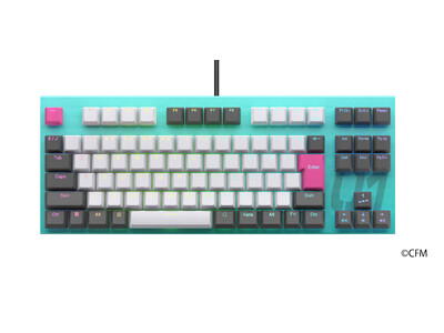 東プレ、「初音ミク」とのコラボ製品「REALFORCE × 初音ミク GX1 Keyboard」を限定発売