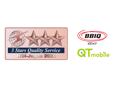 QTnetお客さまセンターお客さまサポートのクオリティ格付けで最高評価「三つ星」を獲得！