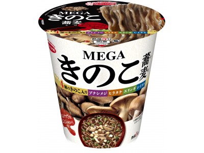 MEGAきのこ蕎麦　新発売