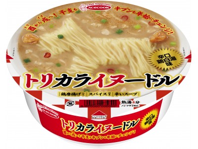 トリカライヌードル　辛口鶏白湯味　新発売