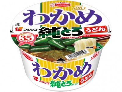 わかめうどん　フジッコ　純とろ仕立て　新発売