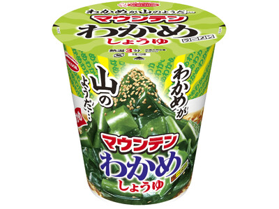 タテロング　マウンテンわかめラーメン　しょうゆ　新発売