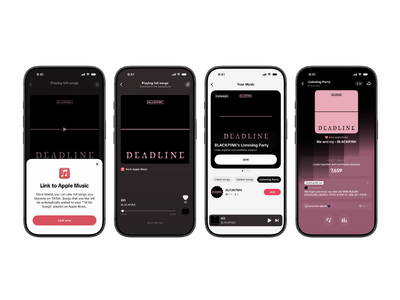 TikTok、Apple Musicと連携した新機能「楽曲をフル尺再生（Play Full Song)」と「リスニングパーティー（Listening Party)」を発表