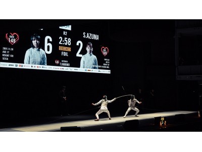 LEDビジョン×劇場で華麗に進化した“フェンシング”の新たな形「エイブルPresents 第71回全日本フェンシング選手権大会 決勝戦」