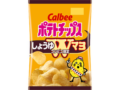 「しょうゆマヨ」がさらに濃厚になって登場！2種のしょうゆとマヨネーズ風味2倍の絶妙なバランス『ポテトチッ...