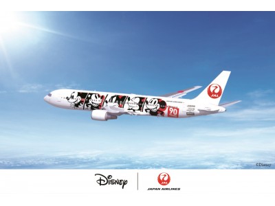 ミッキーマウス　スクリーンデビュー90周年記念特別塗装機「JAL DREAM EXPRESS 90」が国内線に就航