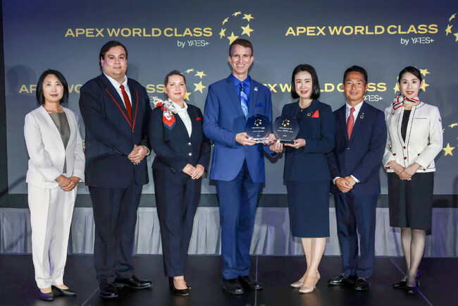 日本で唯一、APEX「WORLD CLASS(TM)」に5年連続で認定
