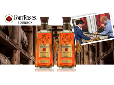 薔薇のバーボン『フォアローゼズ』より、リカーマウンテン オリジナルシングルバレル2種を発売