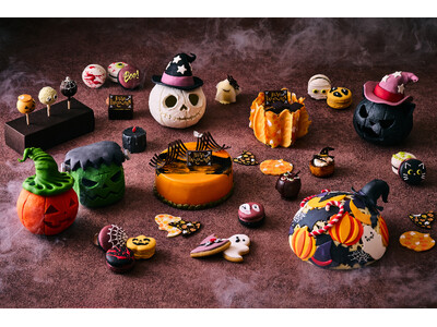 チョコレートドームで覆ったハロウィンケーキや丸ごと食べられるジャック オ ランタンなど“コワかわいい”ス...