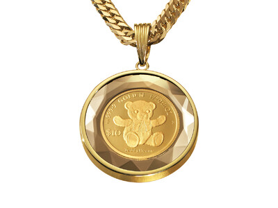 ディノスが、世界限定1000枚で製造された2023年モデルの英国コインを用いたペンダントヘッドを発売