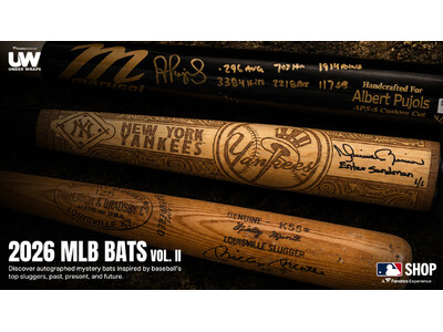 【限定96個】MLB公式直筆サイン入りバットミステリーBOX第2弾がMLB SHOPにて8月4日（火）より発売開始！