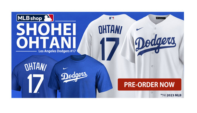 ドジャース大谷翔平選手、背番号「17」オリジナルTシャツなど7種を